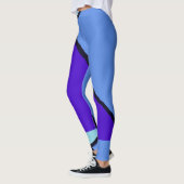 Zerbrochene Tile-Indigos-Leggings Leggings (Links)