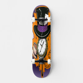 Zerbrochene Zeit Verrückter Hutmacher Skateboard
