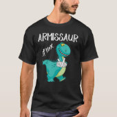 Zerbrochener Arm Dinosaurier It Sux T-Shirt (Vorderseite)