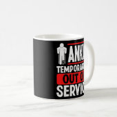 Zerbrochener Knöchel-Erholung-Spaß gebrochen Knöch Kaffeetasse (VorderseiteRechts)