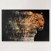 Zerbrochener Leopard Puzzle (Horizontal)
