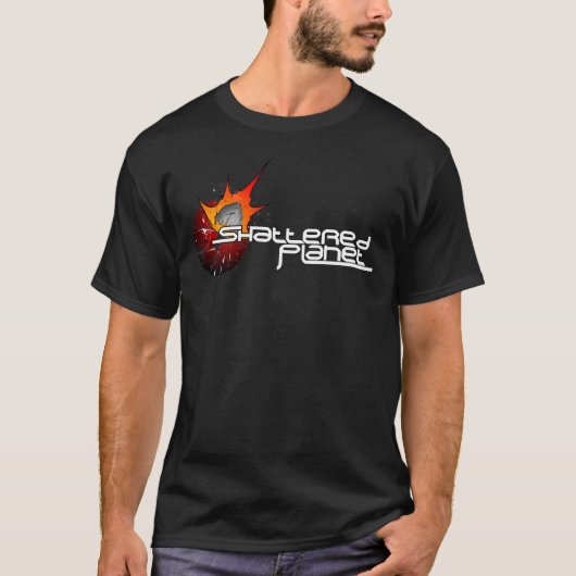 Zerbrochener Planeten-Dunkelheits-T - Shirt (Vorderseite)