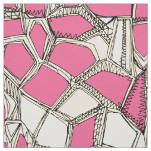 ZERBROCHENER POP pink Stoff