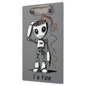 Zerbrochener Roboter - Ich bin gut Klemmbrett (Links)