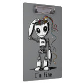 Zerbrochener Roboter - Ich bin gut Klemmbrett (Rechts)