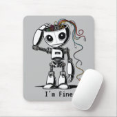 Zerbrochener Roboter - Ich bin gut Mousepad (Mit Mouse)