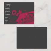 Zerbrochenes Band - Chubby Visitenkarte (Vorne/Hinten)