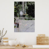 Zerbrochenes Fenster Poster (Küche)