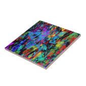 Zerbrochenes Glas Fliese (Seite)