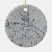 Zerbrochenes Glas Keramikornament (Hinten)