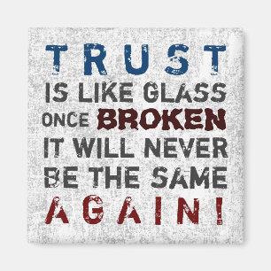 ZERBROCHENES GLAS ~ Magnet Truismus