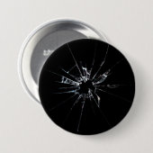Zerbrochenes Glas Nr. 1 Button (Vorne & Hinten)