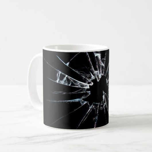 Zerbrochenes Glas Nr. 1 Kaffeetasse (Vorderseite Links)