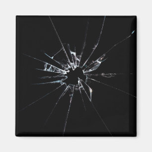 Zerbrochenes Glas Nr. 1 Magnet