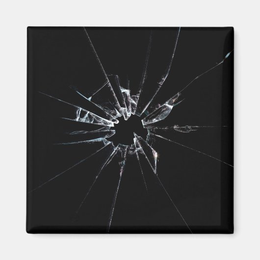 Zerbrochenes Glas Nr. 1 Magnet (Vorne)