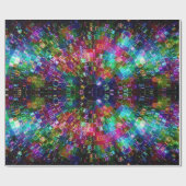 Zerbrochenes Glas-Spiralen-Packpapier Geschenkpapier (Flach)