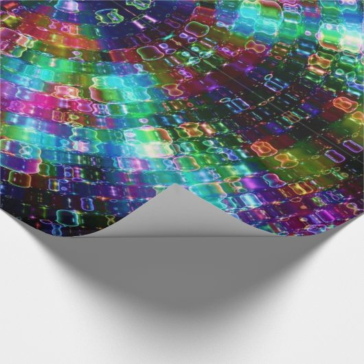 Zerbrochenes Glas-Spiralen-Packpapier Geschenkpapier (Ecke)