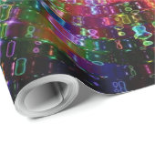 Zerbrochenes Glas-Spiralen-Packpapier Geschenkpapier (Rolleneckpunkt)