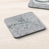 Zerbrochenes Glas Untersetzer (Linke Seite)