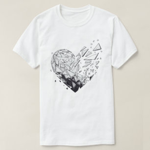 Zerbrochenes Herz T-Shirt