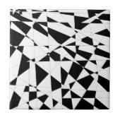 Zerbrochenes Leben in Schwarzem u. im Weiß Fliese (Vorderseite)