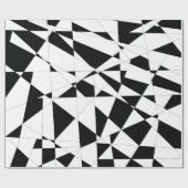 Zerbrochenes Leben in Schwarzem u. im Weiß Geschenkpapier (Flach)