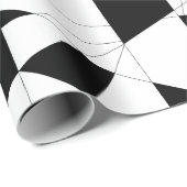 Zerbrochenes Leben in Schwarzem u. im Weiß Geschenkpapier (Rolleneckpunkt)