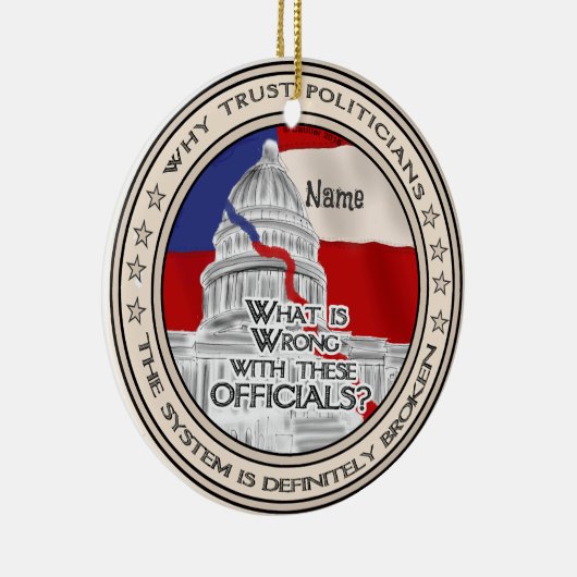 Zerbrochenes politisches System Keramik Ornament (Rechts)