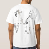 Zerbrochenes Schicksals-Shirt mit Autoren und T-Shirt (Rückseite)