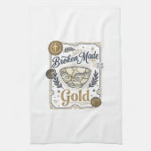 Zerbrochenes wird zu Gold Jesus Kintsugi zerbroche Geschirrtuch (Vertikal)