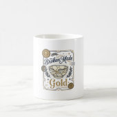 Zerbrochenes wird zu Gold Jesus Kintsugi zerbroche Kaffeetasse (Mittel)
