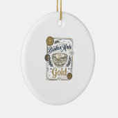 Zerbrochenes wird zu Gold Jesus Kintsugi zerbroche Keramik Ornament (Rechts)