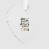 Zerbrochenes wird zu Gold Jesus Kintsugi zerbroche Ornament (Vorderseite)