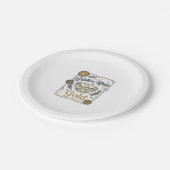 Zerbrochenes wird zu Gold Jesus Kintsugi zerbroche Pappteller (Schrägansicht)
