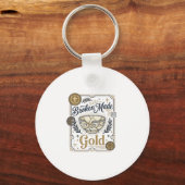 Zerbrochenes wird zu Gold Jesus Kintsugi zerbroche Schlüsselanhänger (Vorderseite)
