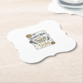 Zerbrochenes wird zu Gold Jesus Kintsugi zerbroche Untersetzer (angewinkelt)