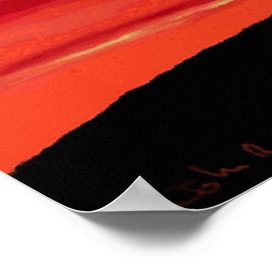 zerdrückt poster (Ecke)