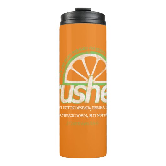 zerdrückt thermosbecher (Vorderseite)