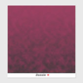 Zerdrückte Blüte Aufkleber (Blatt)