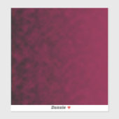 Zerdrückte Blüte Aufkleber (Blatt)