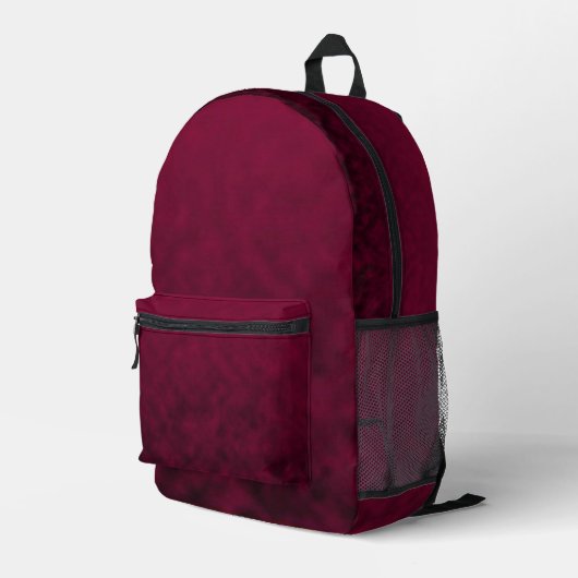 Zerdrückte Blüte Bedruckter Rucksack (Rückseitige Ecke Rechts)