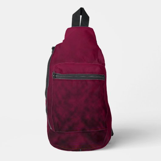 Zerdrückte Blüte Crossbody Bag (Vorderseite)