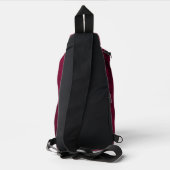 Zerdrückte Blüte Crossbody Bag (Rückseite)