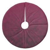 Zerdrückte Blüte Fleece Weihnachtsbaumdecke (Vorderseite)