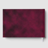 Zerdrückte Blüte Gästebuch (Rückseite)