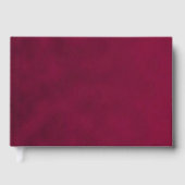 Zerdrückte Blüte Gästebuch (Vorderseite)