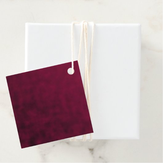 Zerdrückte Blüte Geschenkanhänger (Beispiel)
