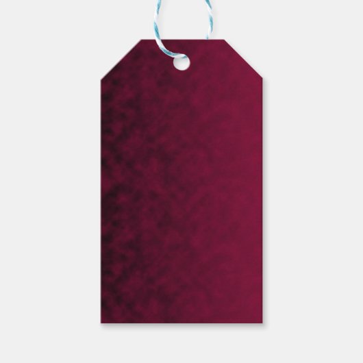 Zerdrückte Blüte Geschenkanhänger (Vorderseite)