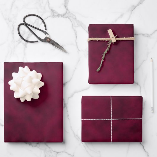 Zerdrückte Blüte Geschenkpapier Set (Vorderseite)