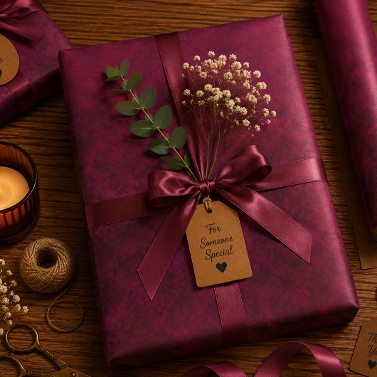 Zerdrückte Blüte Geschenkpapier Set